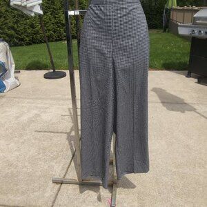NWT ALFRED DUNNER CUTE BLACK&WHITE CHECK PANTS 16S